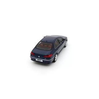 Peugeot 607 3.0 V6 Phase 2 Blue Montebello 2008 OttO mobile 1:18 Resinemodell (Türen, Motorhaube... nicht zu öffnen!)